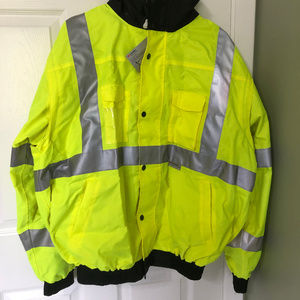 High Visibility Frog Wear Jacket Sz XL GLO-B1 XL